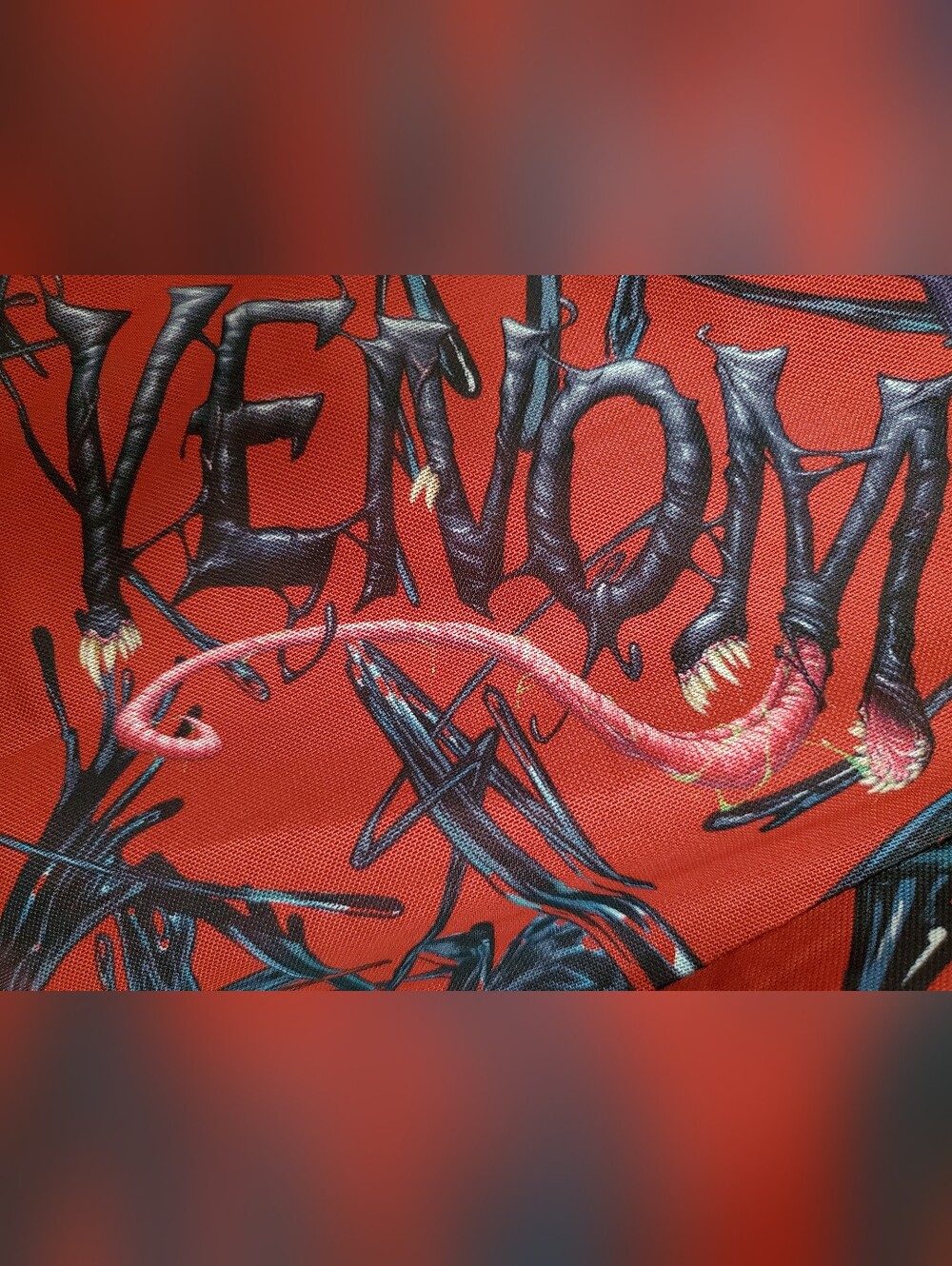 Marvel Her Universe Venom Mesh Cutout Long Sleeves Top - Picture 5 of 14